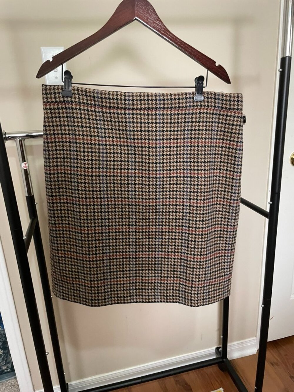 Pencil Skirt, Plaid, US 14